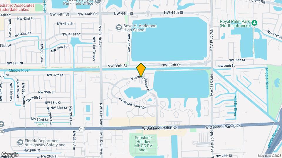 2810 N Oakland Forest Dr, Unit 308 Map and Location Details