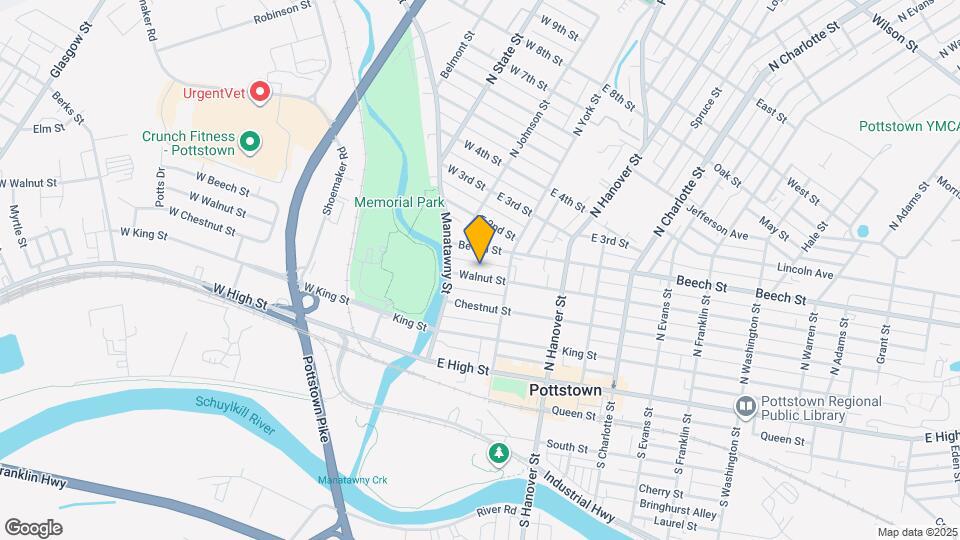 35 Walnut St Pottstown PA Apartments and Nearby Pottstown Apartments