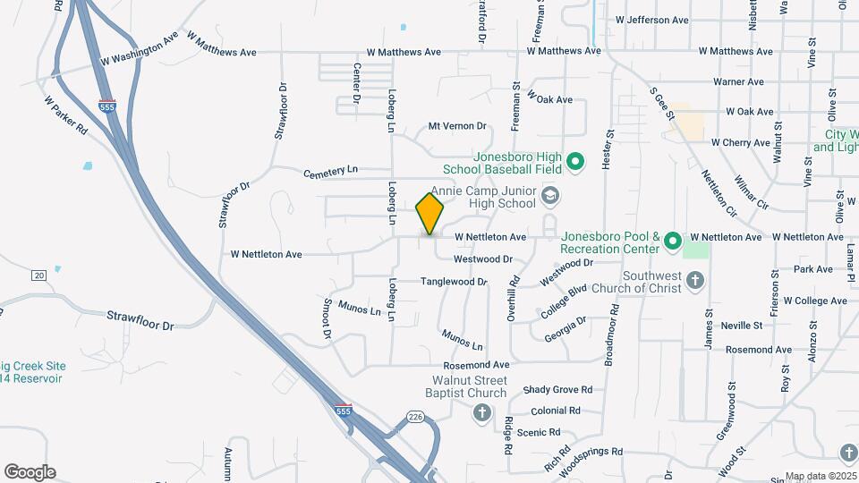 1401 Elmdale Pl Map and Location Details
