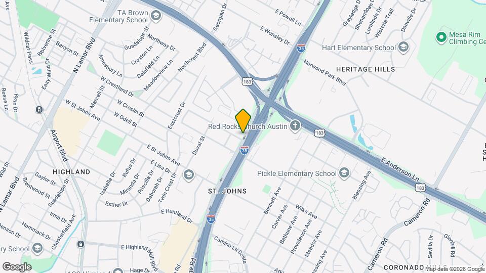 7500 I-35, Unit 122 Mapa y Detalles de la Ubicación