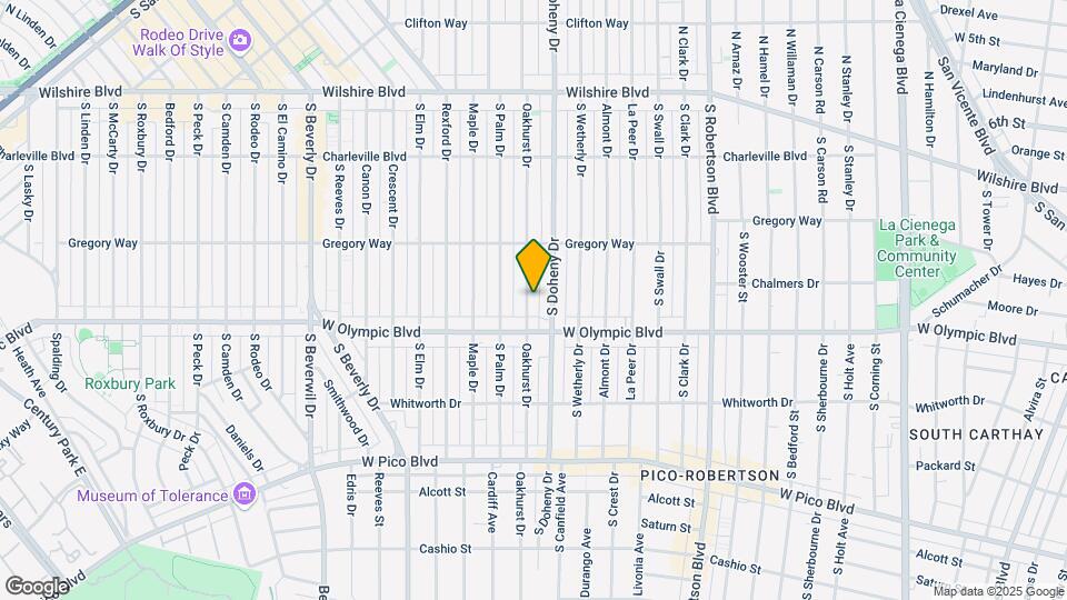348 S Oakhurst Dr Map and Location Details