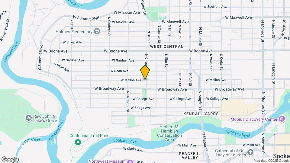2101 W Mallon Ave Mapa y Detalles de la Ubicación