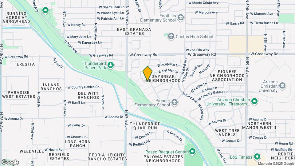 6607 W Jamaica Dr Map and Location Details