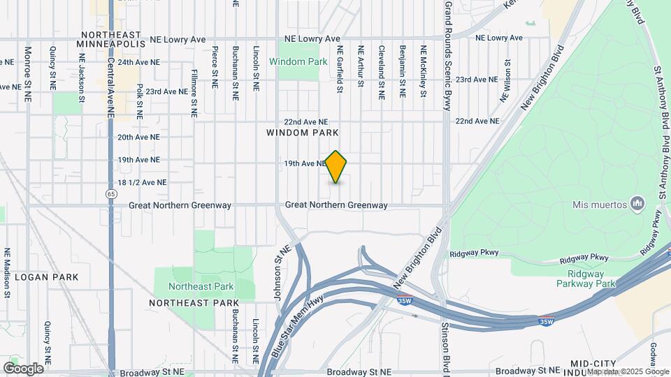 1818 Garfield St NE Map and Location Details
