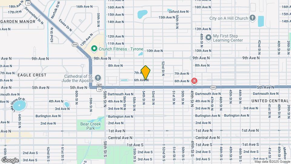555 54th St N Map and Location Details