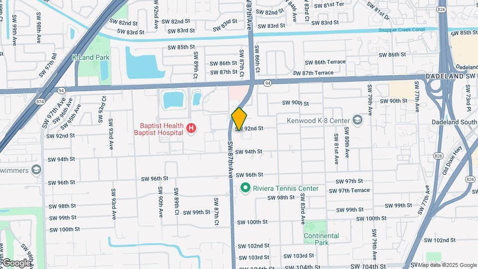 9225 SW 87th Ave, Unit A3 Map and Location Details