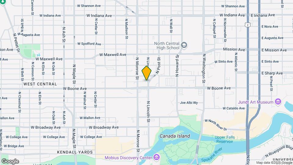 1215 N Lincoln St Mapa y Detalles de la Ubicación