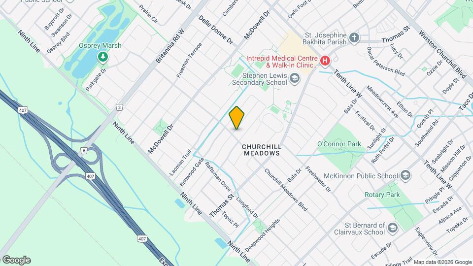 3688 Emery Dr Map and Location Details