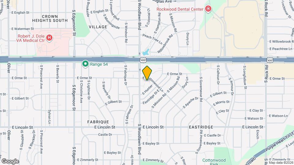 6425 E Cottonwood Ln Map and Location Details