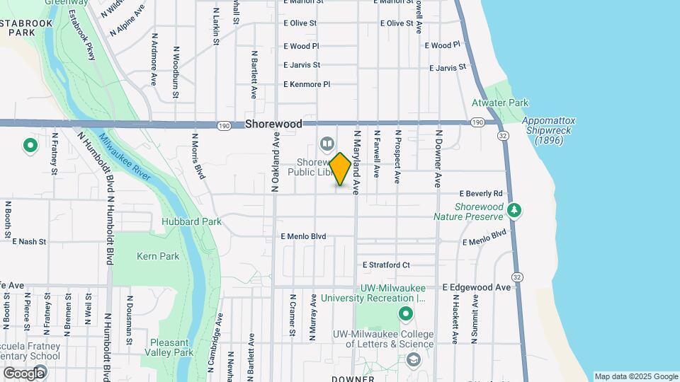 2102 E Beverly Rd Map and Location Details
