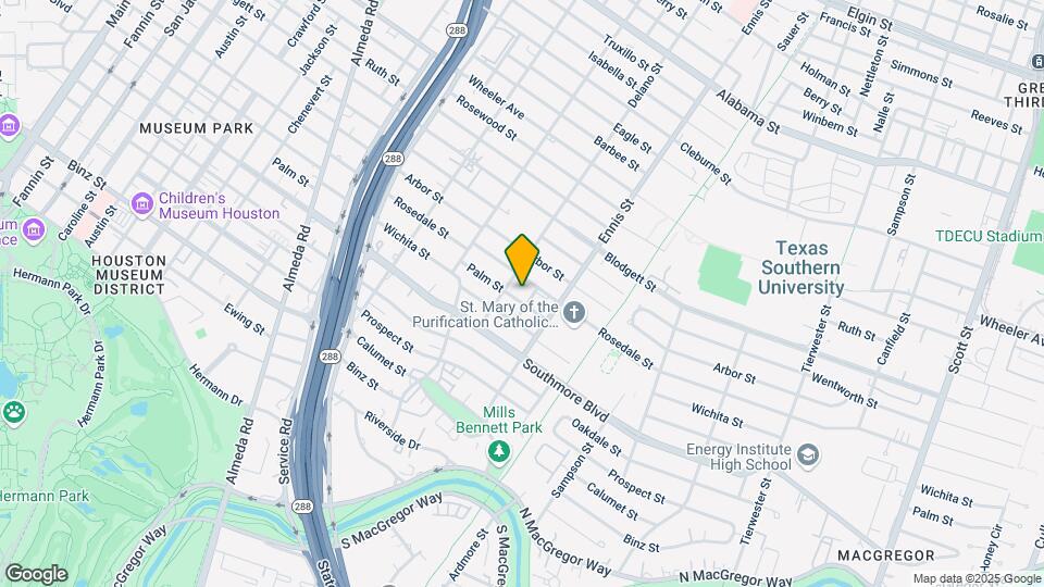 2815 Palm St Mapa y Detalles de la Ubicación