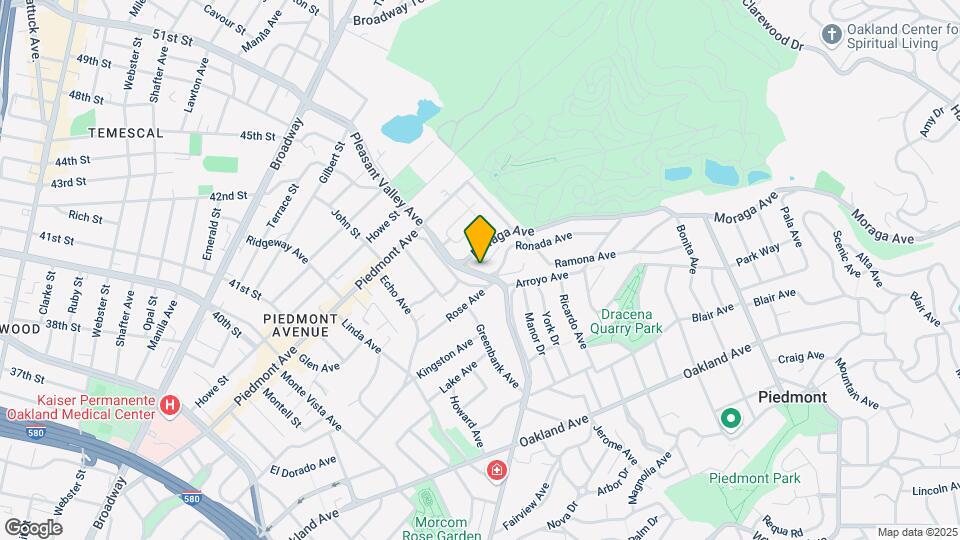 1708 Pleasant Valley Ave Map and Location Details