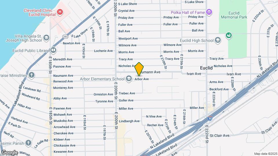 20541 Arbor Ave Map and Location Details