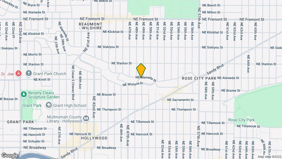 4826 Alameda St Map and Location Details