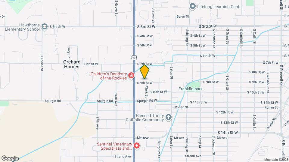 2424 S 9th St W Map and Location Details