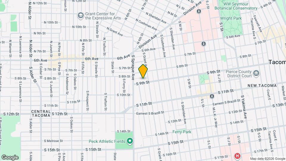 1711 S 9th St Map and Location Details