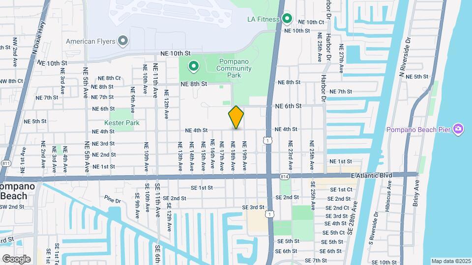 1800 NE 4th St Map and Location Details