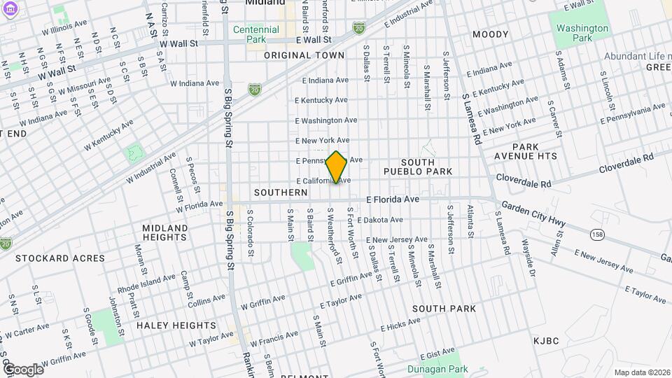 805 S Weatherford St Map and Location Details