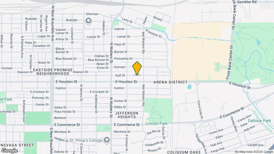 838 Gulf St Mapa y Detalles de la Ubicación
