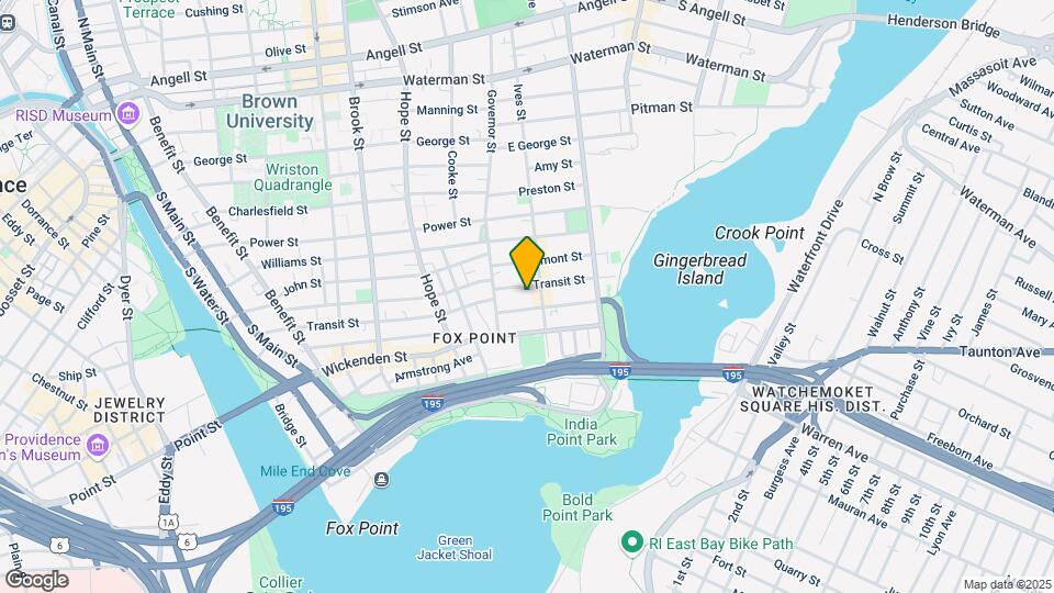 27 E Transit St Map and Location Details