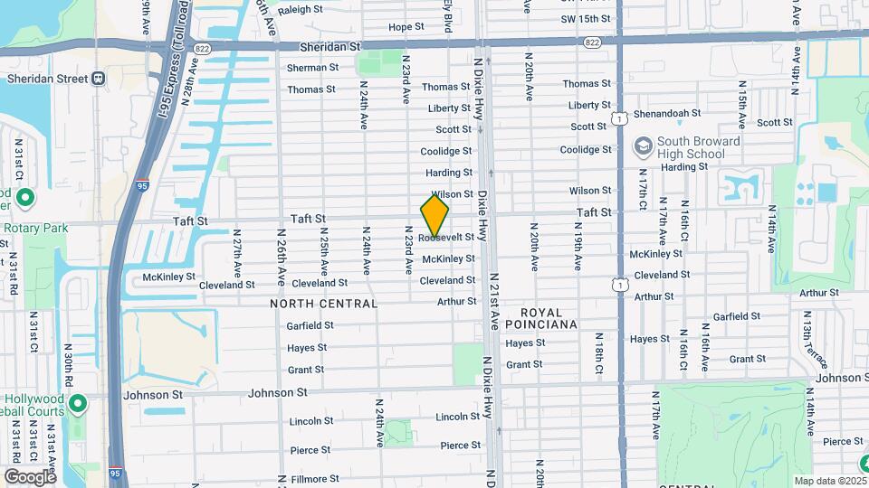 2218 Roosevelt St Map and Location Details