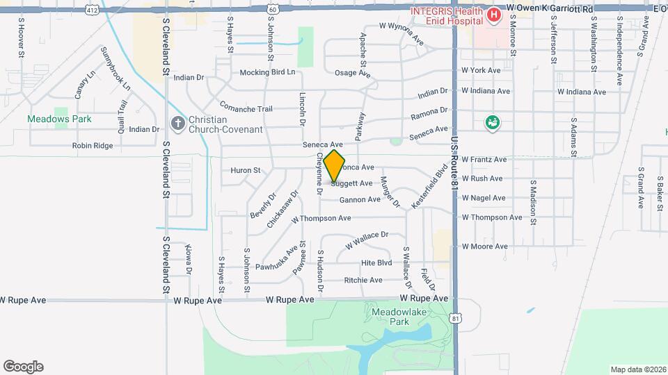 1505 Suggett Ave Map and Location Details