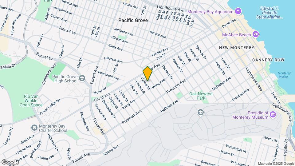 830 Parcel St Map and Location Details