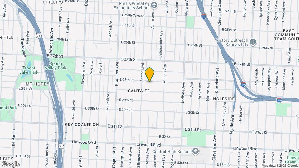 2917 E 28th St Mapa y Detalles de la Ubicación
