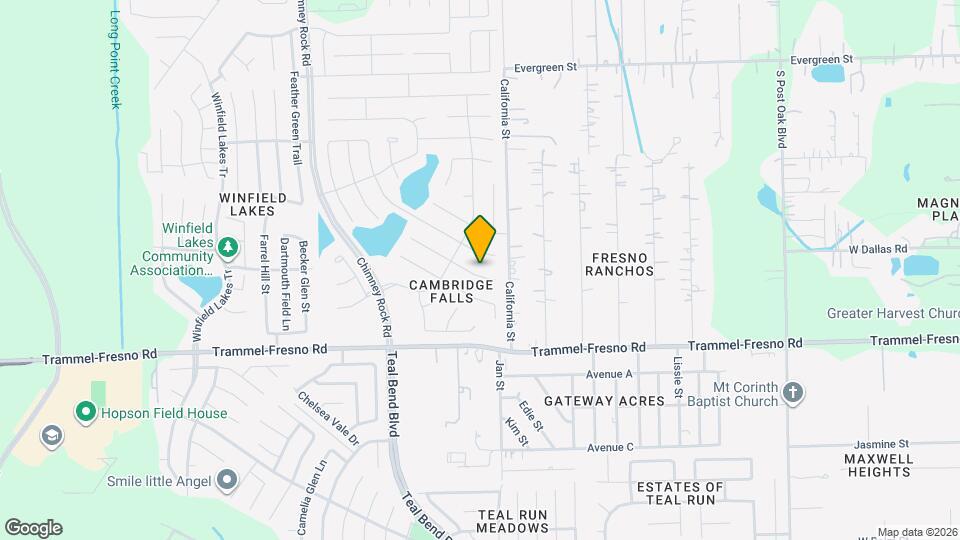 1722 Lansing Cove Dr Mapa y Detalles de la Ubicación