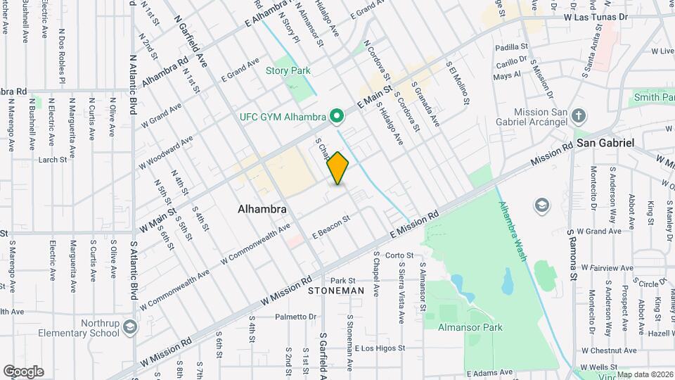 217 E Commonwealth Ave, Unit F Mapa y Detalles de la Ubicación