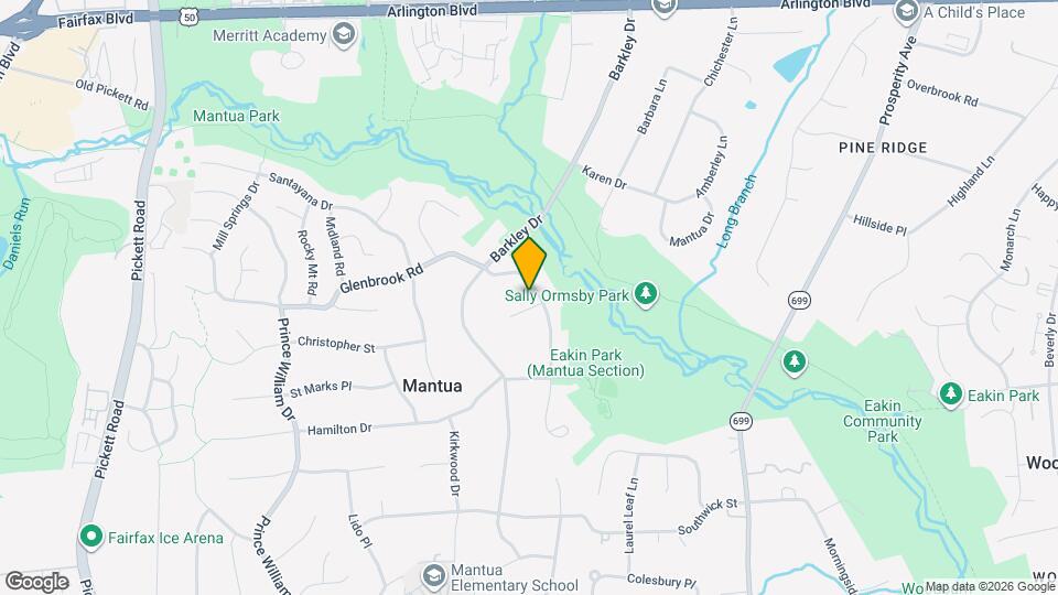 9001 Glenbrook Rd Mapa y Detalles de la Ubicación
