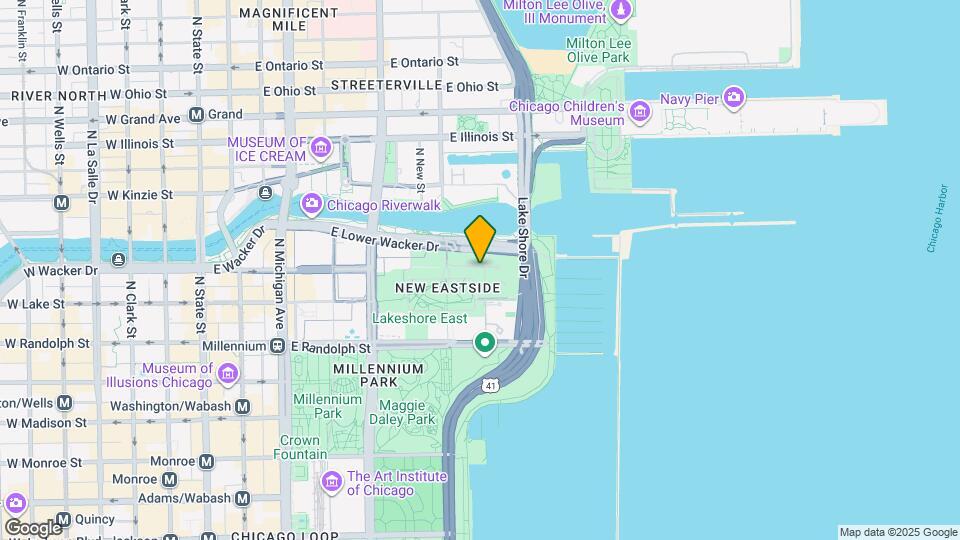 491 E Waterside Dr Map and Location Details