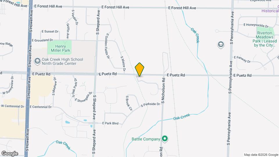 1300 E Buckwood Dr Map and Location Details