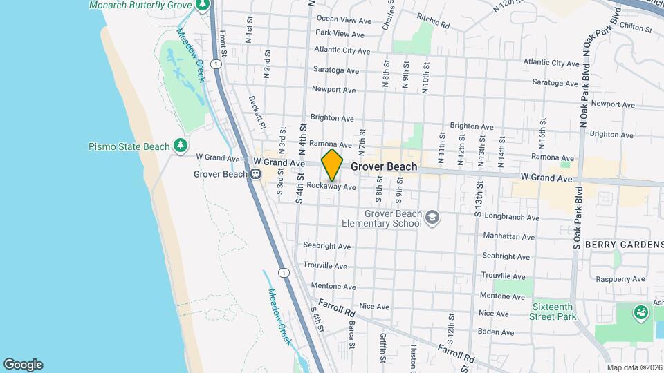 402 W Grand Ave Map and Location Details