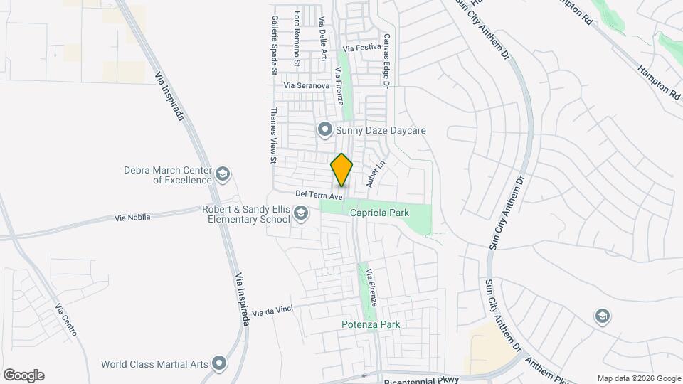 2127 Via Firenze Map and Location Details