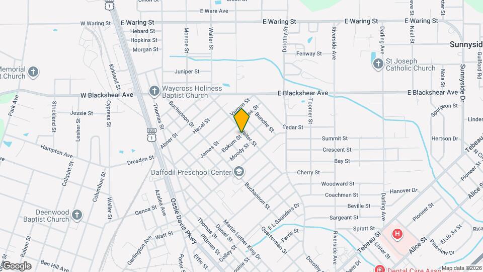 1423 Bokum St Map and Location Details