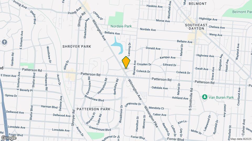 1136 Wilmington Ave, Unit 1 Top floor Map and Location Details