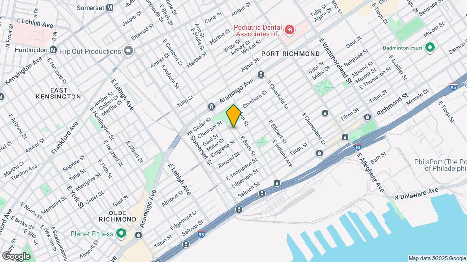 2509 E Monmouth St Map and Location Details