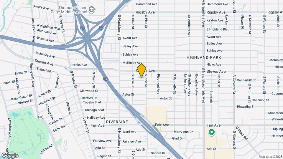 229 Greer St Mapa y Detalles de la Ubicación