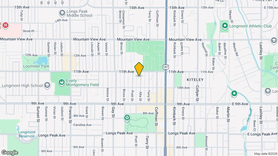 1025 Alta St Map and Location Details