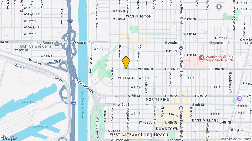 508 W 10th St Map and Location Details