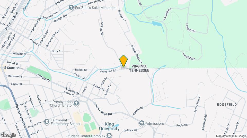 201 Springdale Rd Map and Location Details