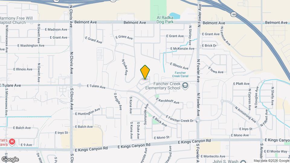 5853 E Voorman Ave Map and Location Details