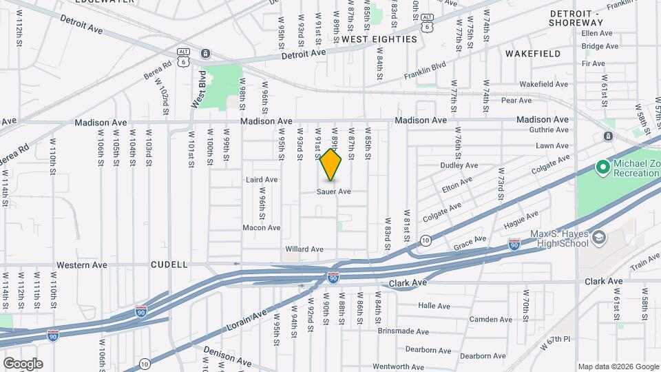 2108 W 89th St Mapa y Detalles de la Ubicación