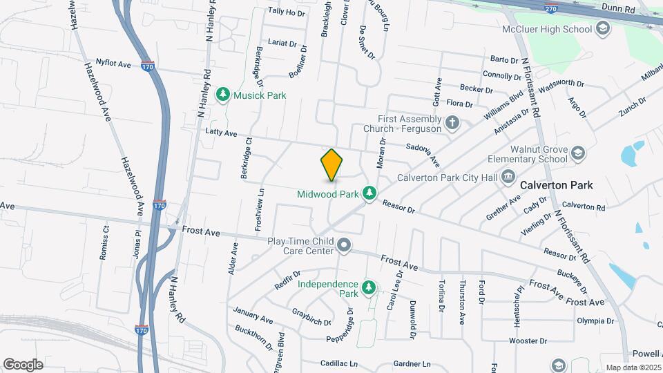 6855 Woodhurst Dr Map and Location Details