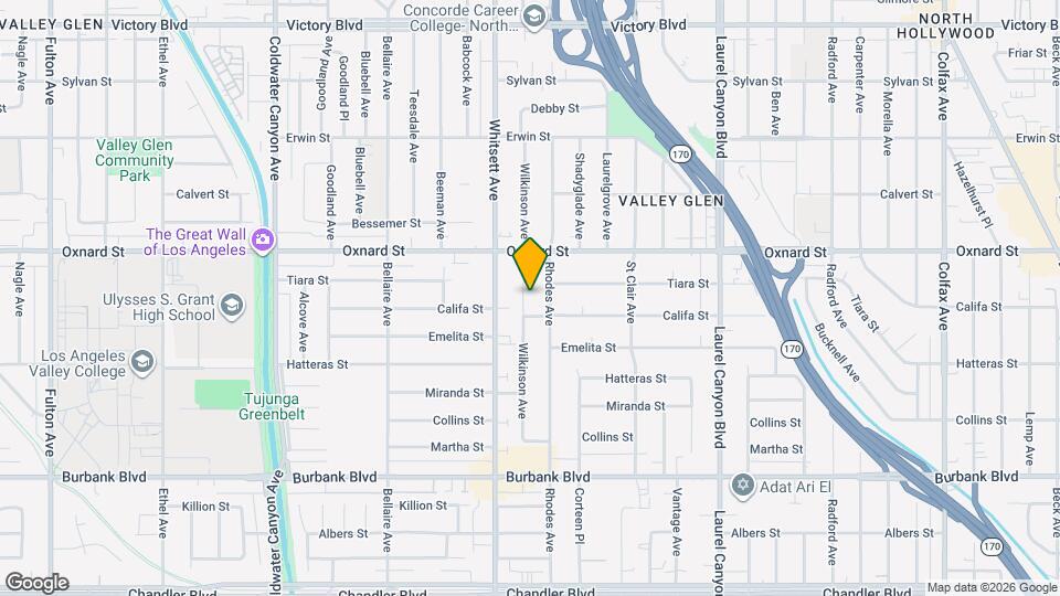 5920 Wilkinson Ave Map and Location Details