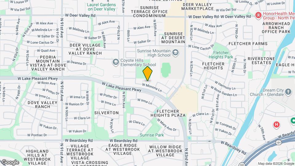 20914 N 85th Ln Mapa y Detalles de la Ubicación