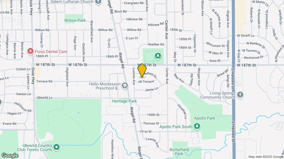 1338 Jill Terrace Map and Location Details