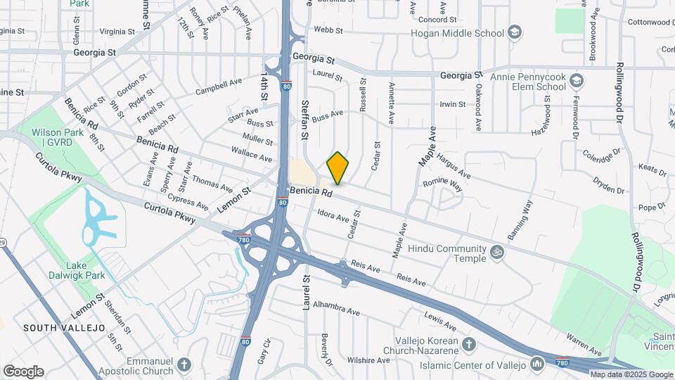738 Benicia Rd Mapa y Detalles de la Ubicación
