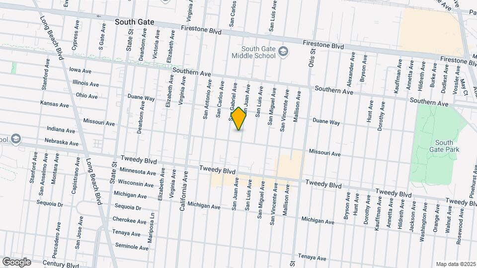 9621 San Juan Ave Map and Location Details